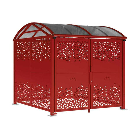 Large Vaulted Steel Secure Cycle & Motor Shelter