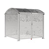 Large Vaulted Steel Secure Cycle & Motor Shelter