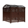 Large Vaulted Steel Secure Cycle & Motor Shelter