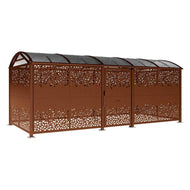 XLarge Vaulted Steel Secure Cycle & Motor Shelter
