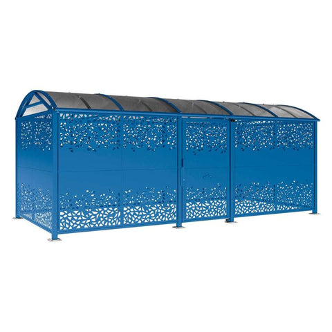 XLarge Vaulted Steel Secure Cycle & Motor Shelter