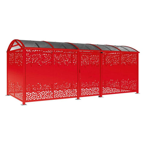 XLarge Vaulted Steel Secure Cycle & Motor Shelter