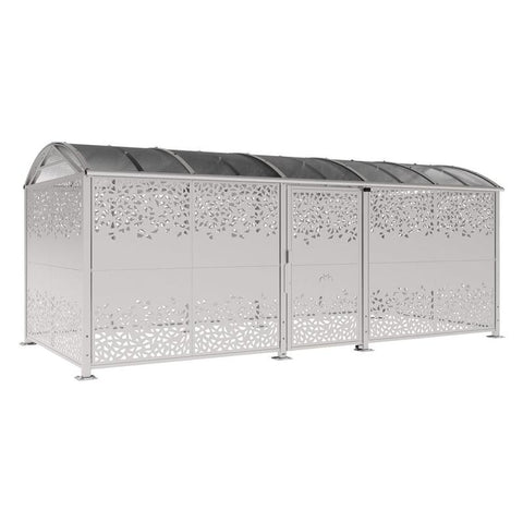 XLarge Vaulted Steel Secure Cycle & Motor Shelter