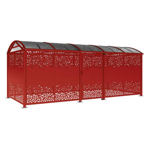 XLarge Vaulted Steel Secure Cycle & Motor Shelter