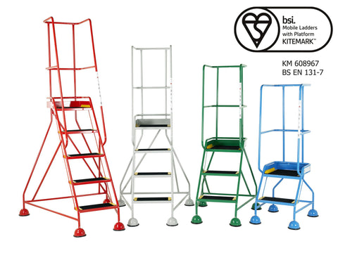 Classic Colour British Standards Domed Feet Safety Steps