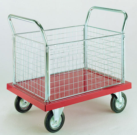 Powder Coated Steel Platform Trucks