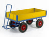 Turntable Trailer with Drop Down Side Panels
