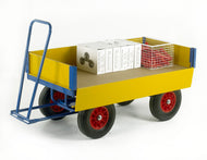 Turntable Trailer with Drop Down Side Panels