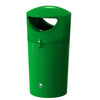Metro Round Hooded Litter Bin - 120 Litre