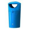 Metro Round Hooded Litter Bin - 120 Litre