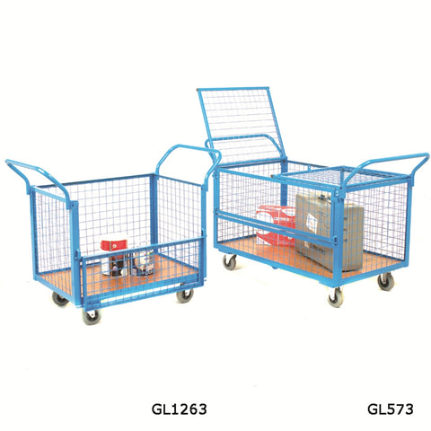 Lockable Wire Mesh Trolleys