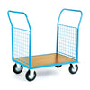 Veneer Platform Trolley with Mesh Sides