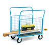Veneer Platform Trolley with Mesh Sides