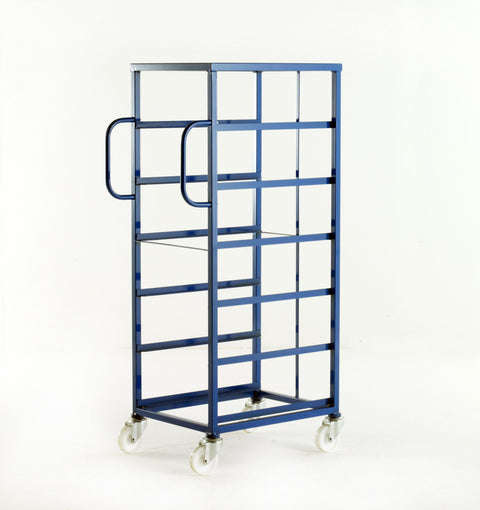 Mobile Tray Rack Complete with Box Trays