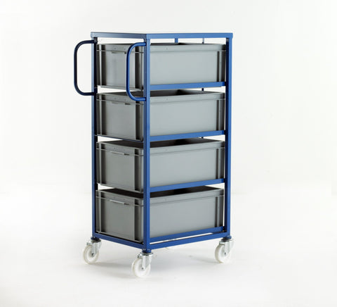 Mobile Tray Rack Complete with Box Trays