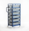 Mobile Tray Rack Complete with Box Trays