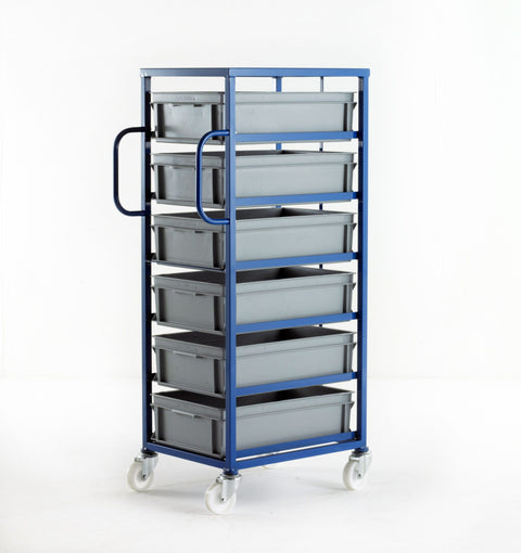 Mobile Tray Rack Complete with Box Trays