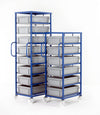 Mobile Tray Rack Complete with Box Trays