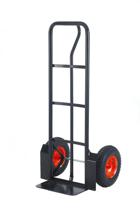 P Handle Sack Truck with Pneumatic Wheels