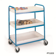 Tray Trolleys with Plastic or Plywood Trays