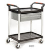 Proplaz Shelf Trolley with Steel Drawers