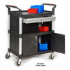 Proplaz Shelf Trolley with Steel Drawers
