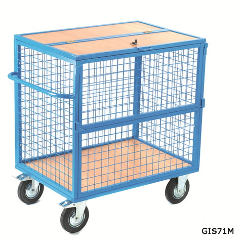 Security Trolleys with Lockable Lid