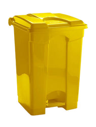 60 Litre Yellow Clinical Waste Pedal Bin