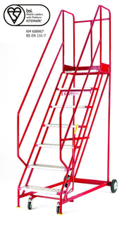 Steptek Quality Safety Steps Red