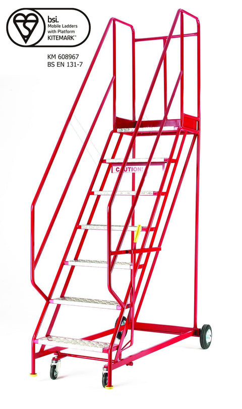 Steptek Quality Safety Steps Red