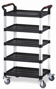 Transport Cart Trolley Available with 4 or 5 Shelves