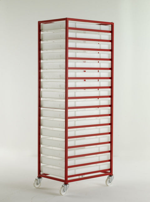 Mobile Tray Racks with Food Grade Trays