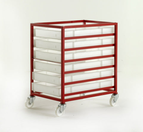 Mobile Tray Racks with Food Grade Trays