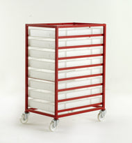 Mobile Tray Racks with Food Grade Trays