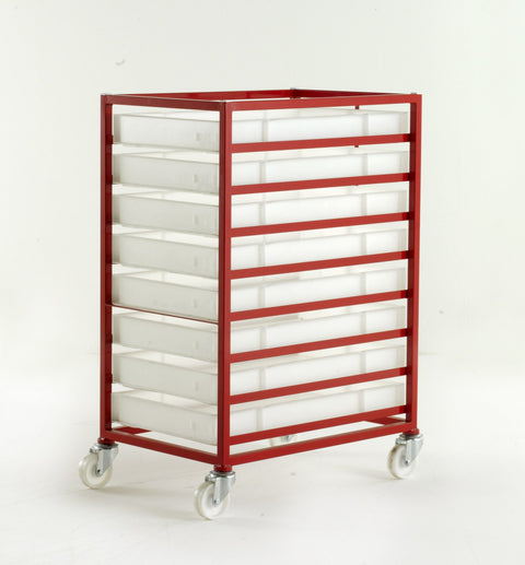 Mobile Tray Racks with Food Grade Trays