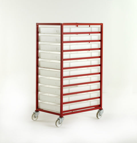 Mobile Tray Racks with Food Grade Trays