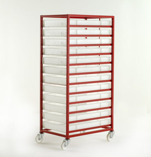 Mobile Tray Racks with Food Grade Trays