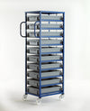 Mobile Tray Racks with Euro Container Box Trays