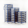 Mobile Tray Racks with Euro Container Box Trays