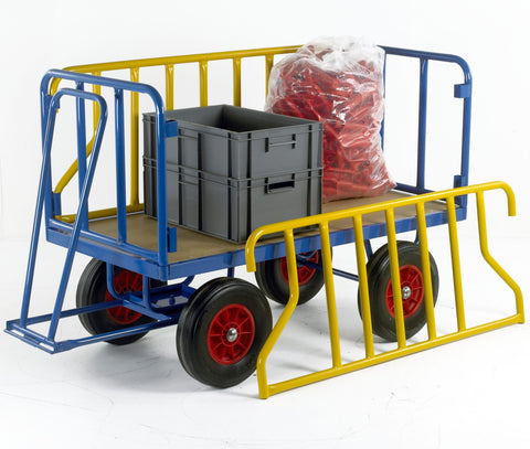 Turntable Trailer with Tubular Supports