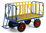 Turntable Trailer with Tubular Supports