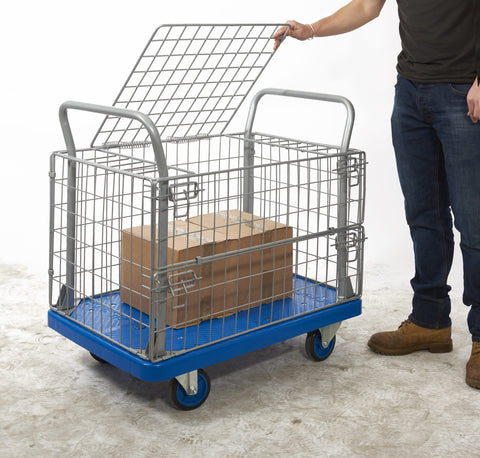 Proplaz Blue Platform Trolley