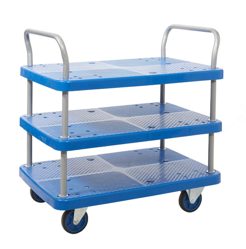 Proplaz Blue Platform Trolley