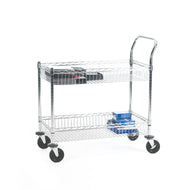 Chrome Plated Wire Tray Trolley